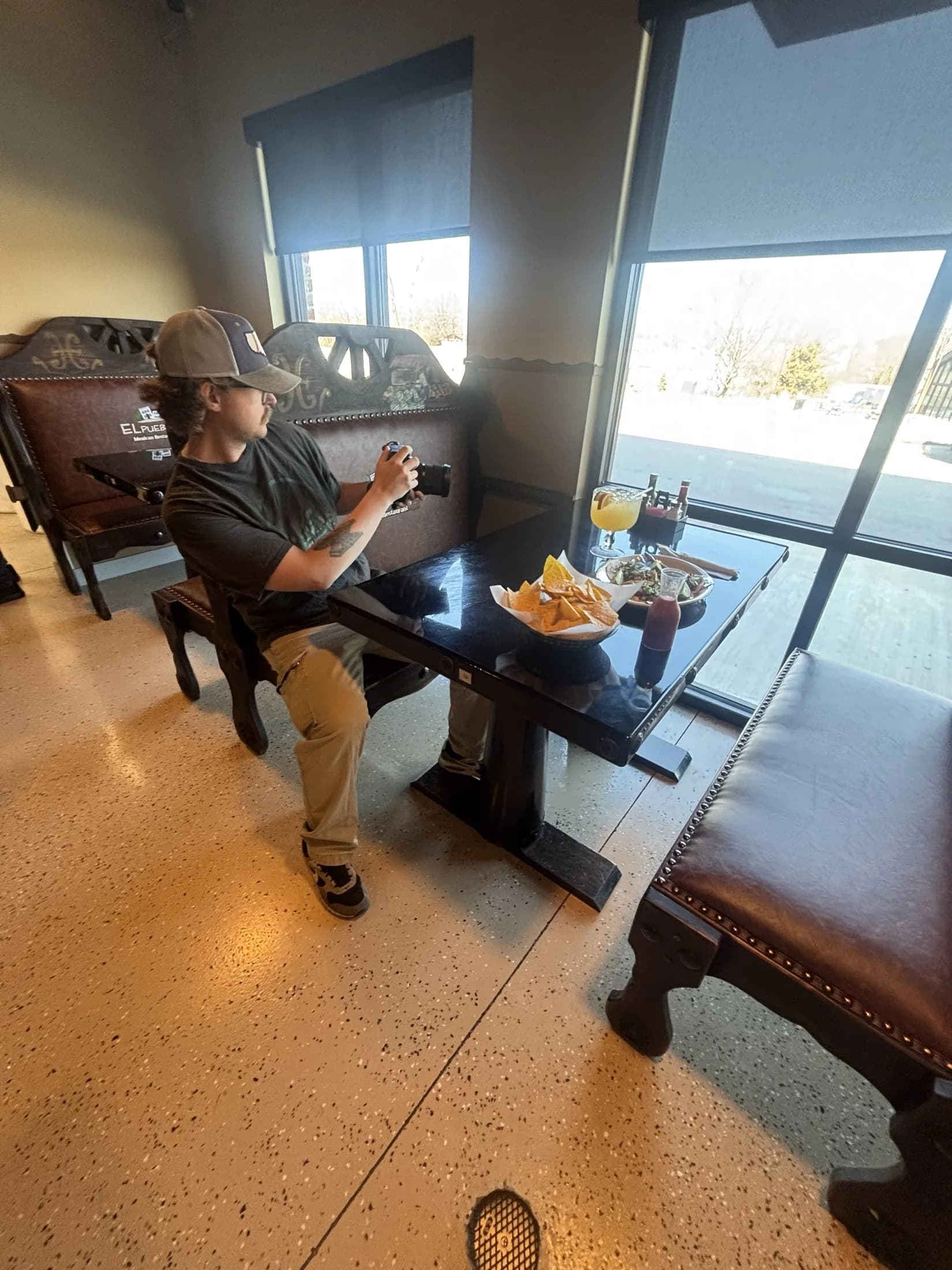 Pulse Community Agency photographing food on location at a Northwest Arkansas restaurant